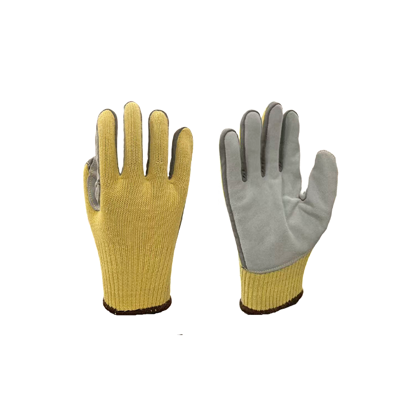 Aramid Palm-tilpassede toppkornet kuskinnhansker